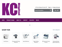 Tablet Screenshot of kcdigitalservices.co.uk